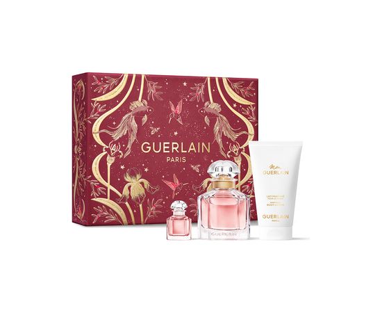 Guerlain Mon Guerlain Gift set EDP 50 ml, miniature EDP 5 ml and body lotion 75 ml 50ml Dāvanu komplekti