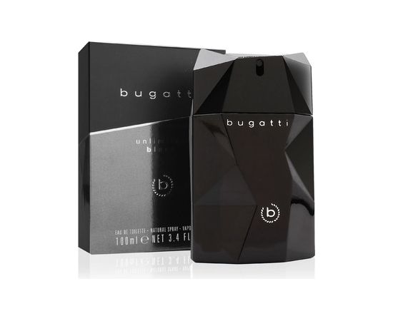 Bugatti Unlimited Black EDT 100ml Vīriešu Smaržas