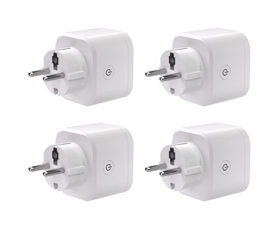 SONOFF S61s Matter External Plug via Wi-Fi, 4-Pack Viedās rozetes