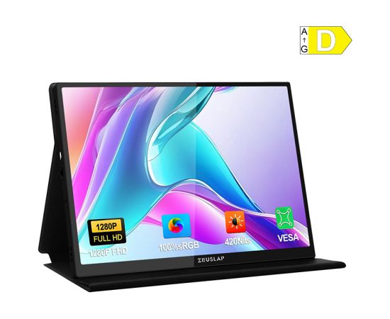 ZEUSLAP Z10T Portable Monitor with a 10" Touchscreen Monitori