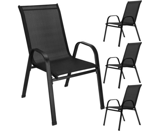 Springos Комплект садовых стульев 73 x 55,5 x 93 см, 4 шт. GF0117 Dārza mēbeļu komplekti