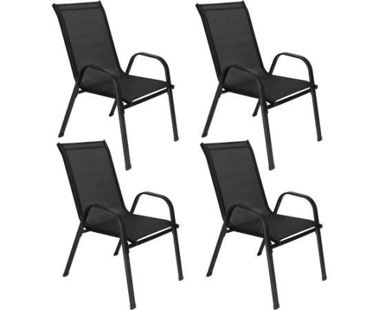 Springos Комплект садовых стульев 73 x 55,5 x 93 см, 4 шт. GF0117 Dārza mēbeļu komplekti