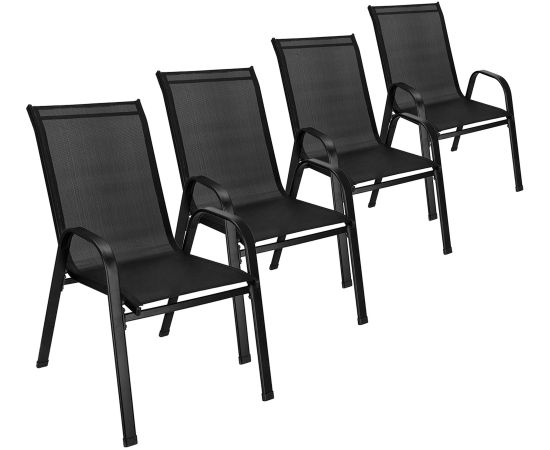 Springos Комплект садовых стульев 73 x 55,5 x 93 см, 4 шт. GF0117 Dārza mēbeļu komplekti