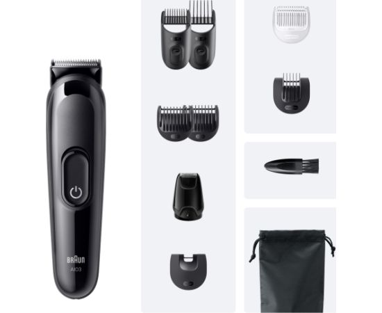 Trymer Braun All-in-One AIO3560 Epilatori, bikini trimmeri, sieviešu skuvekļi