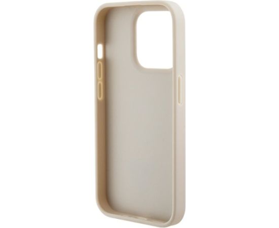 Guess Croco Triangle Logo Aizsargapvalks Priekš Apple iPhone 15 Pro Neoriģinālie Maciņi