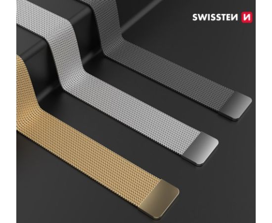 Swissten Металлический ремешок для Apple Watch 1/2/3/4/5/6 / SE / 38 мм / 40 мм Smart pūlksteņu aksesuāri