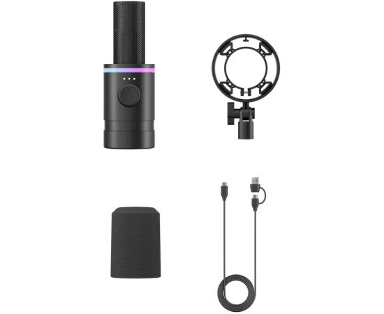 BOYA CastMic S60 Wired Dynamic Gaming Microphone USB XLR - Black Mikrofoni