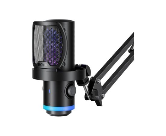 BOYA CastMic G40B Wired Gaming Microphone with Arm, USB-C - Black Mikrofoni