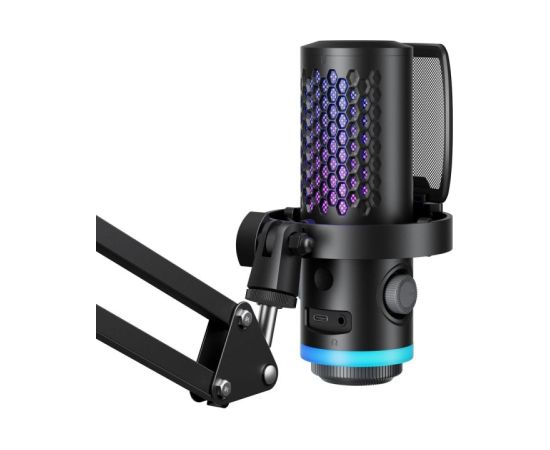 BOYA CastMic G40B Wired Gaming Microphone with Arm, USB-C - Black Mikrofoni