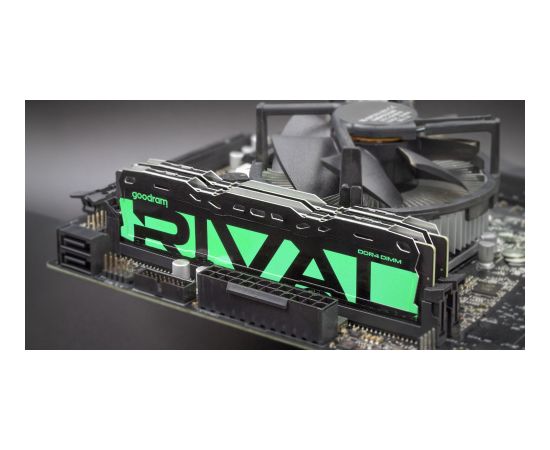 DDR4 2x32GB KIT UDIMM goodram RIVAL Radiant Green Оперативная память (RAM)
