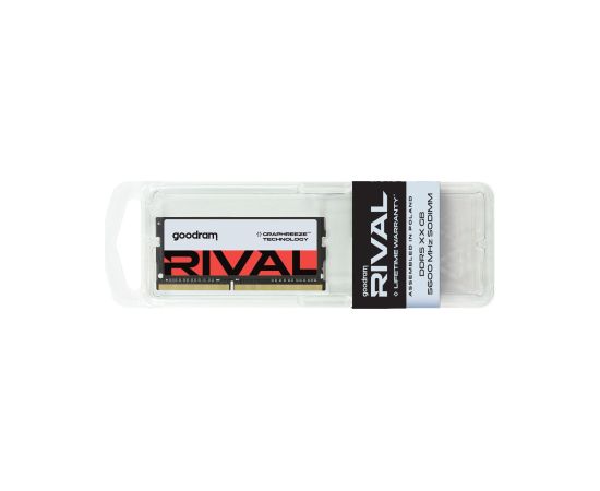 GOODRAM SODIMM DDR5 16GB 5600MHz CL40 SR RIVAL Оперативная память (RAM)