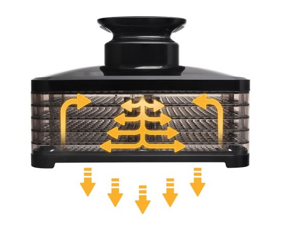 ELDOM SG520 FOOD DEHYDRATOR 400 W BLACK Dārzeņu Tvaicētāji un Žāvētāji