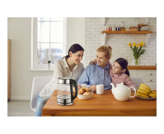 ELDOM C420 KETTY GLASS CORDLESS KETTLE 1.7 L 2200 W Tējkannas (elektriskās)