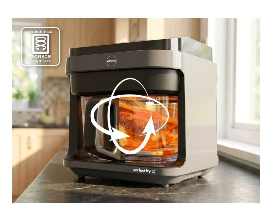 ELDOM FR500 AIR FRYER GLASS CONTAINER 5.5 L Karstā Gaisa Katli (AirFryer)