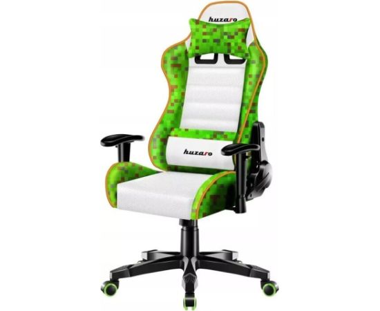 Fotel gamingowy Huzaro Ranger 6.0 Pixel White Gaming krēsli