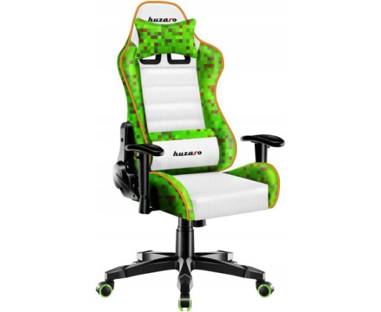 Fotel gamingowy Huzaro Ranger 6.0 Pixel White Gaming krēsli