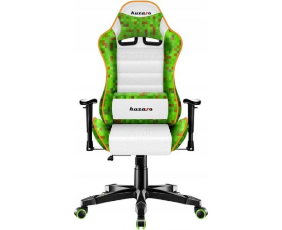 Fotel gamingowy Huzaro Ranger 6.0 Pixel White Gaming krēsli