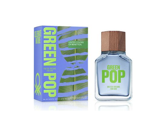 Benetton United Dreams Green Pop EDT 100ml Vīriešu Smaržas
