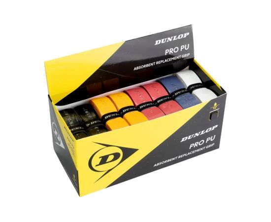 Squash racket replacement grip DUNLOP PRO 24pcs. mixed Teniss