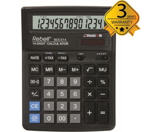 Калькулятор настольный Rebell BDC514 Калькуляторы