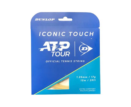 Strings for tennis racket DUNLOP ICONIC TOUCH ATP 17g/1.25mm 12m  Teniss