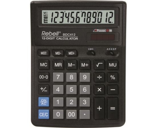 Калькулятор настольный Rebell BDC412 Калькуляторы