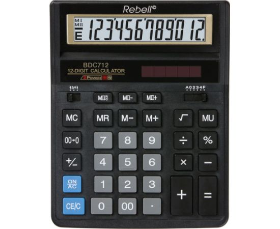Калькулятор настольный Rebell BDC712GL Калькуляторы