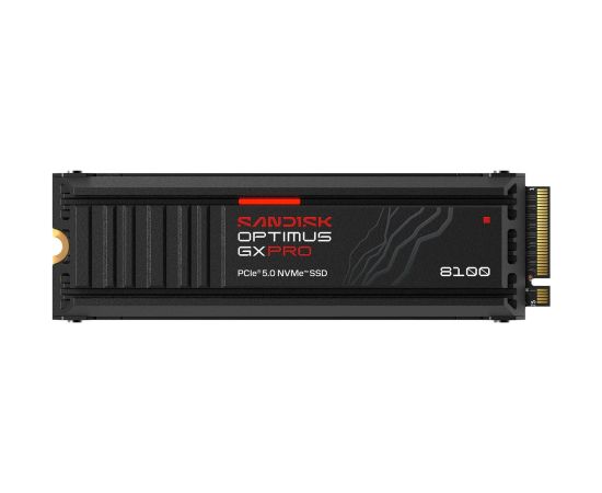 SSD SANDISK 600xTBW rating MTBF 1750000 h Read speed 14900 MB/s Write speed 11000 MB/s NVMe Yes PCI Express 5.0 M.2 1000 GB SDSP82100TAH-000E0 SSD Cietie Diski (Solid state drive)