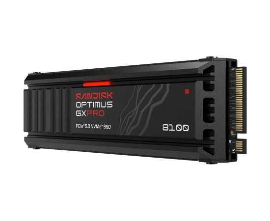 SSD SANDISK 600xTBW rating MTBF 1750000 h Read speed 14900 MB/s Write speed 11000 MB/s NVMe Yes PCI Express 5.0 M.2 1000 GB SDSP82100TAH-000E0 SSD Cietie Diski (Solid state drive)