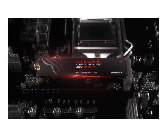 SSD SANDISK 1200xTBW rating MTBF 1750000 h Read speed 7300 MB/s Write speed 6600 MB/s NVMe Yes PCI Express 4.0 M.2 2000 GB SDSP81200TAN-000E0 SSD Cietie Diski (Solid state drive)