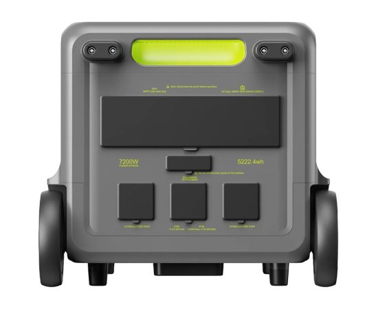 FOSSIBOT F7200 7200W Charging Station (Green) Akumulatoru spēkstacijas
