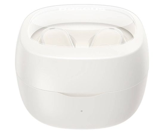Wireless headphones Baseus Bowie WM02 TWS, Bluetooth 5.0 (white) OS Austiņas