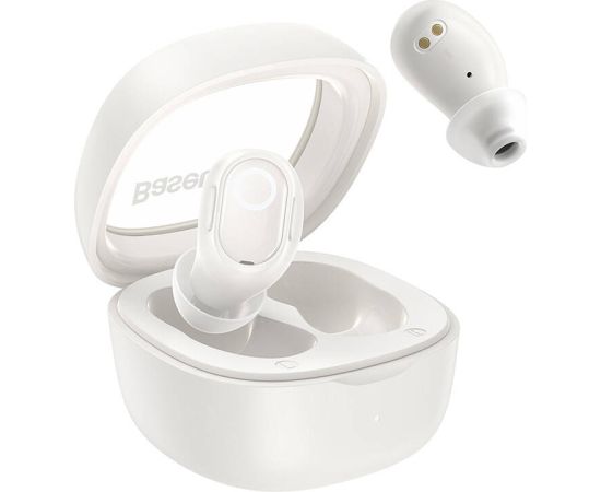 Wireless headphones Baseus Bowie WM02 TWS, Bluetooth 5.0 (white) OS Austiņas