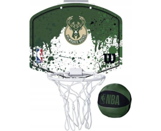 Wilson NBA Team Milwaukee Bucks Mini Hoop WTBA1302MIL Zielone One size Для баскетбола