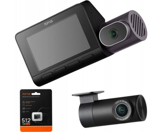 Xiaomi Videoreģistrators 70mai  4K T800 + RC41 4K HDR + SD 512GB Video reģistratori