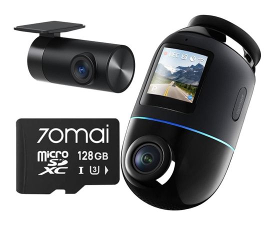 Xiaomi Videoreģistrators 70mai Omni X800 4K set + SD 128GB Video reģistratori