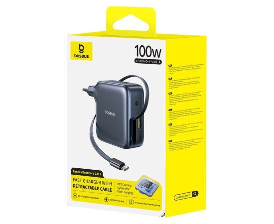 Baseus EnerCore CJ11 100W Lādētājs Cluster / melns Telefonu lādētāji 220v