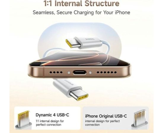 Baseus Dynamic 4 Pro Series Data Cable Datu kabelis USB-C - USB-C 100W 1m / zils Data USB kabeļi