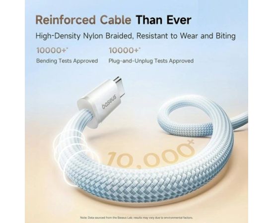 Baseus Dynamic 4 Pro Series Data Cable Datu kabelis USB-C - USB-C 100W 1m / zils Data USB kabeļi