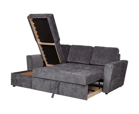 Corner sofa bed INGA graphite grey Диваны