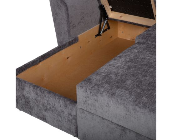 Corner sofa bed INGA graphite grey Диваны