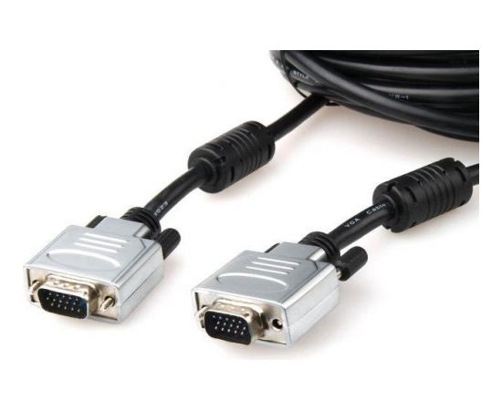 Equip VGA Premium HD15m/HD15m Ferrite core Double Shielded 15m cable black