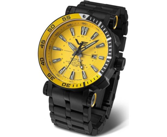 Vostok Europe Energia Rocket Automatic GMT NH34 -575C719BRBK-LEBK Rokas pulksteņi 