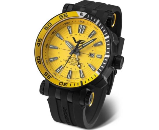 Vostok Europe Energia Rocket Automatic GMT NH34 -575C719BRBK-LEBK Rokas pulksteņi 