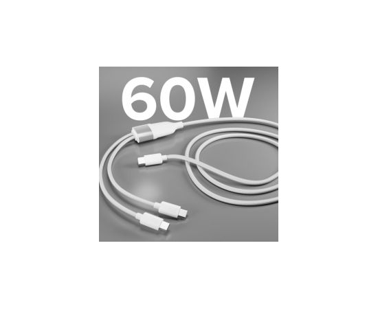 Adapteris SBS Splitter-Y USB-C 2.0 1.5m 60W PD Data USB kabeļi