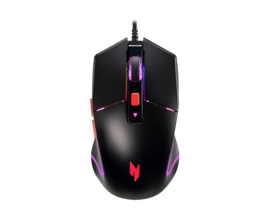 Acer Nitro Mouse NMW100 Black, Up to 7200 dpi, Wired, 6 buttons, Retail Pack Acer Peles, ievadierīces