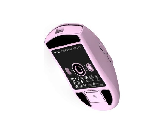 MSI Gaming Mouse FORGE GM340 WIRELESS Wireless 2.4 GHz, Bluetooth , USB Violet Peles, ievadierīces