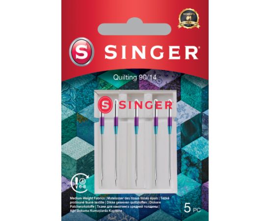 Singer Quilting Needle 90/14 5PK Аксессуары для швейных машин