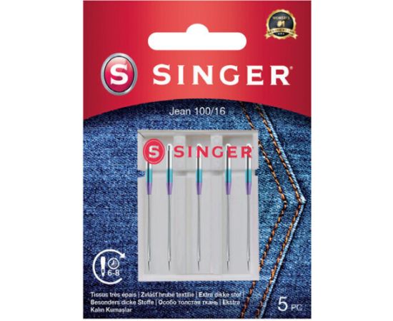 Singer Denim Needle 100/16 5PK Аксессуары для швейных машин