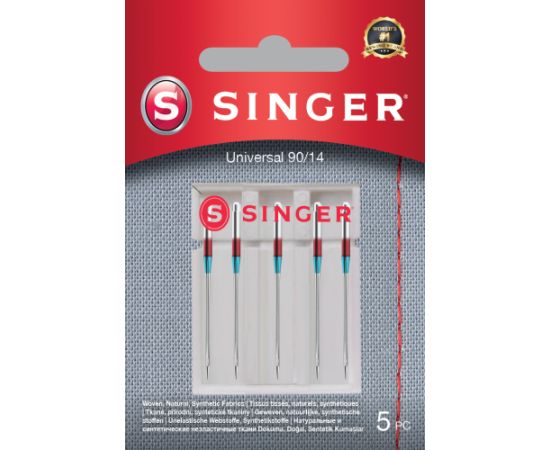 Singer Universal Needle for Woven Fabrics 90/14 5PK Аксессуары для швейных машин